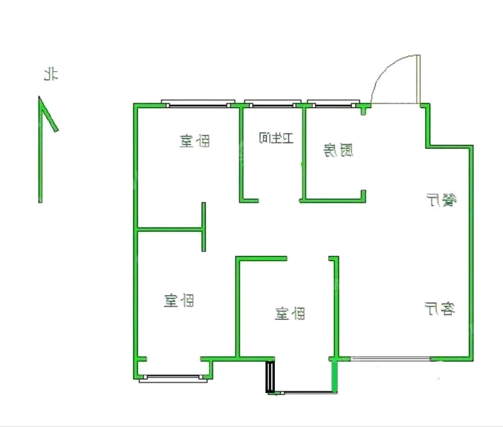 荣盛锦绣学府3室2厅1卫110㎡