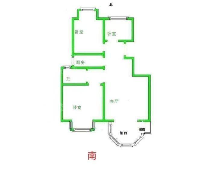 泰和世家（南区）3室1厅1卫97㎡