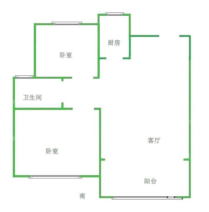 大运河新村（安运佳苑）2室1厅1卫95㎡