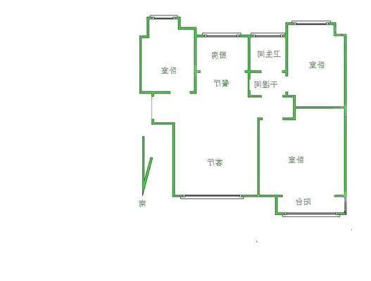 阿尔卡迪亚锦绣天地B区3室2厅1卫83㎡
