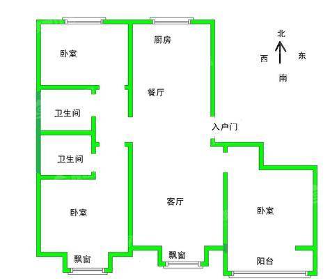 天成和园3室2厅2卫118㎡