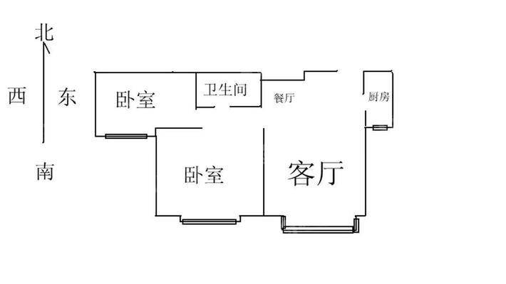 荣盛阿尔卡迪亚文景苑2室1厅1卫88㎡