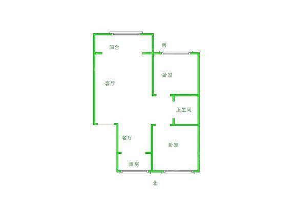 佳境绿之园2室2厅1卫93㎡