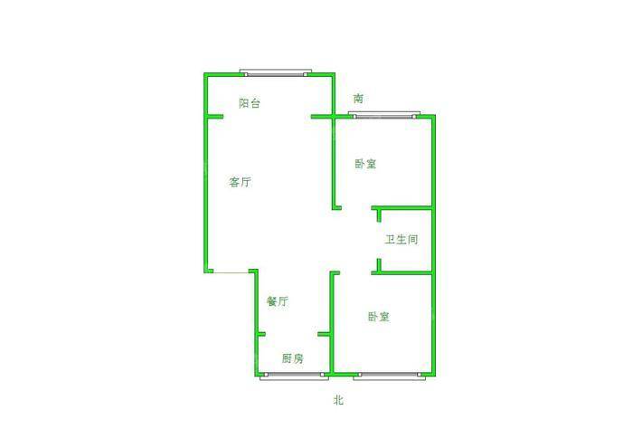 佳境绿之园2室2厅1卫93㎡