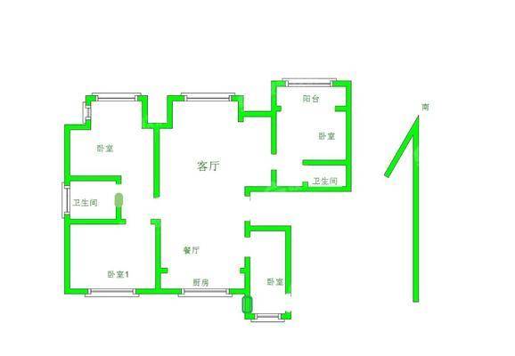 天成明月洲东区4室2厅2卫139㎡