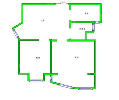 禧福荷堂D区2室2厅1卫61㎡