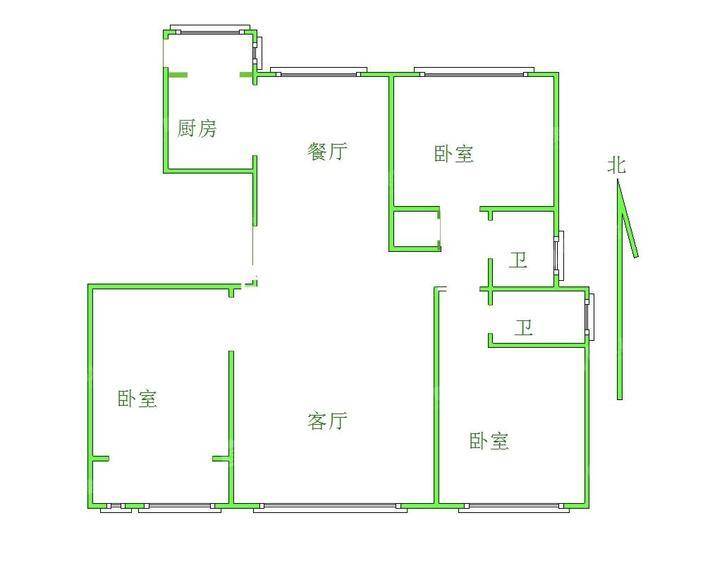 皇家壹里（B区）3室2厅2卫138㎡