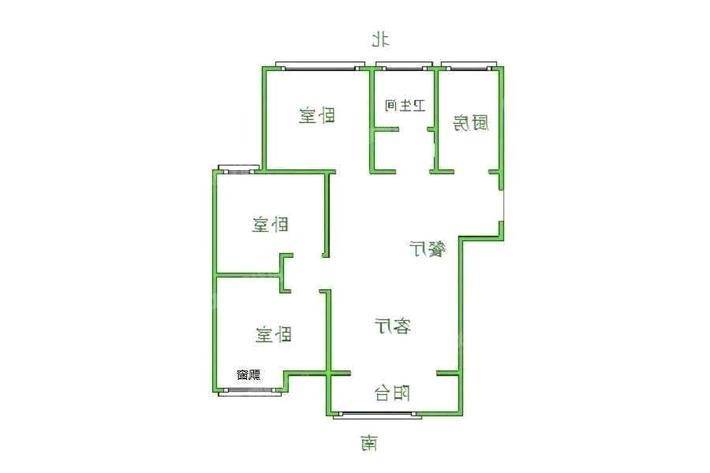 保利花园3室2厅1卫106㎡