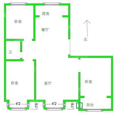 弘仁里3室2厅1卫104㎡