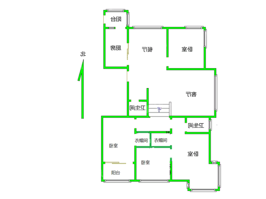荣盛阿尔卡迪亚新儒苑4室2厅2卫157㎡