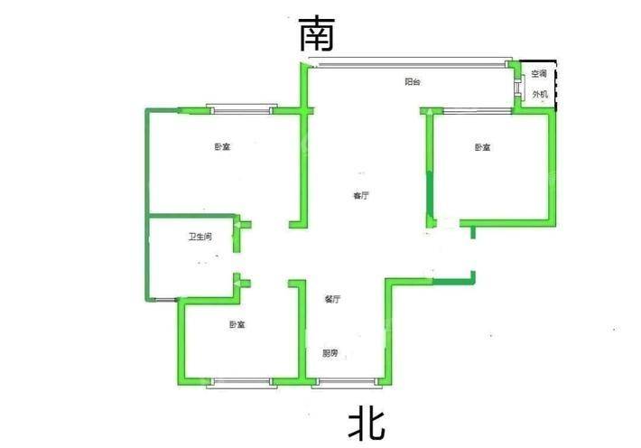 颐和高新嘉园3室2厅1卫108㎡