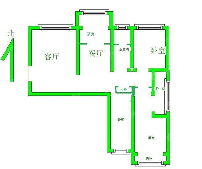 禧福荷堂D区3室2厅2卫116㎡
