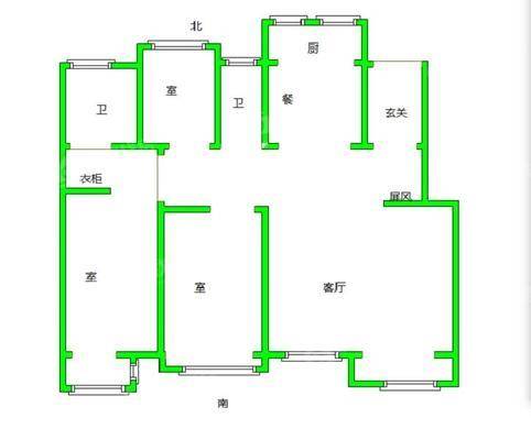一世界洋房Y1-114室2厅3卫190㎡