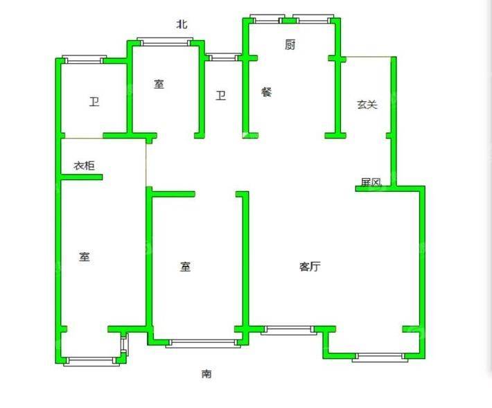 一世界洋房Y1-114室2厅3卫190㎡