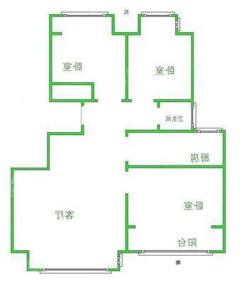 荣盛兰亭苑3室2厅1卫98㎡