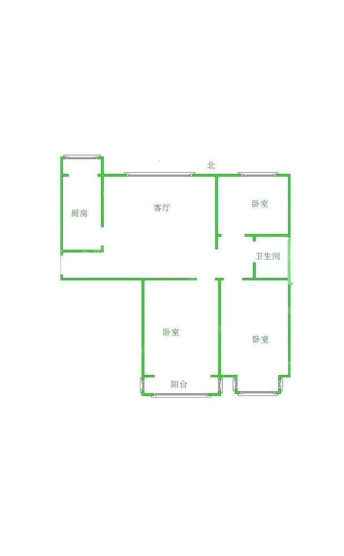 佳苑领域3室2厅1卫112㎡