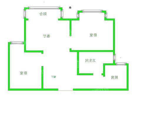 凤凰城（B区）2室2厅1卫78㎡