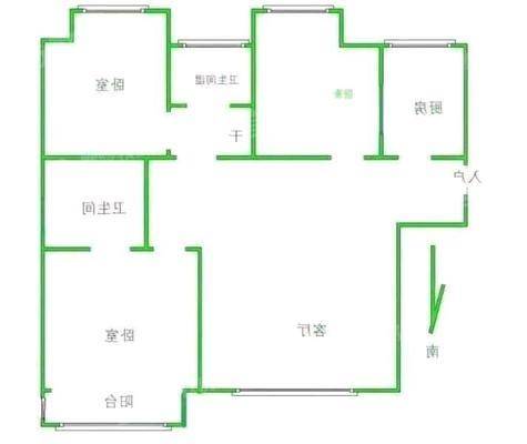 阿尔卡迪亚锦绣天地B区3室2厅2卫94㎡