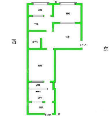 沧州供电公司炮团小区3室2厅1卫70㎡