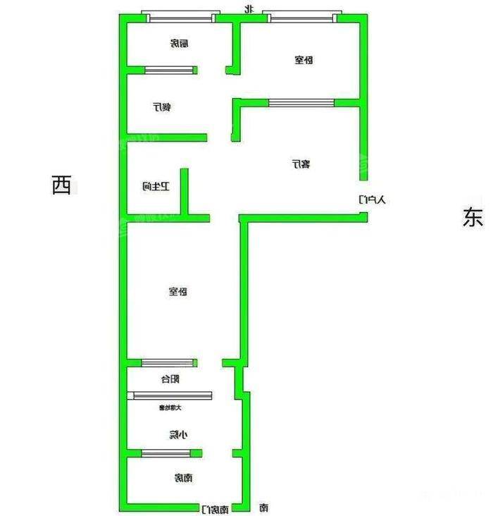 沧州供电公司炮团小区3室2厅1卫70㎡