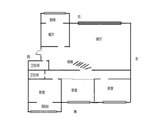 生产资料宿舍（小王庄）3室2厅2卫149㎡