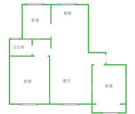 海韵小区北区3室2厅1卫102㎡
