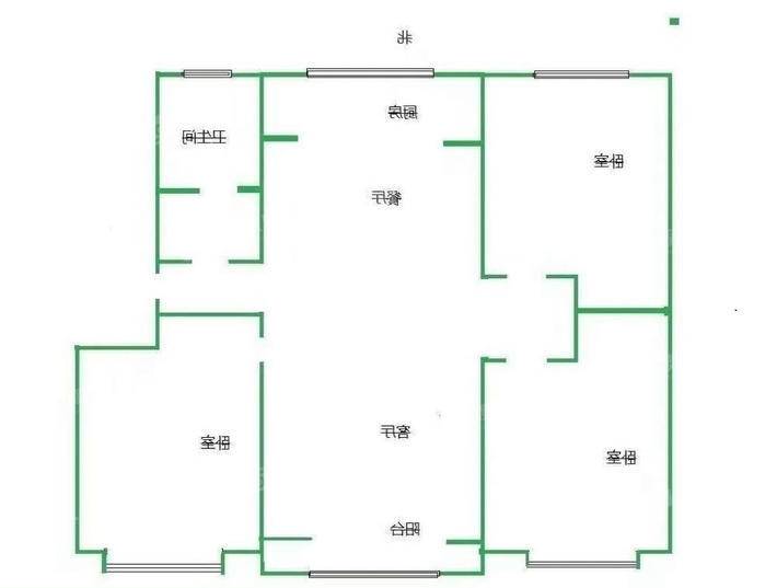 世纪福邸3室2厅1卫118㎡