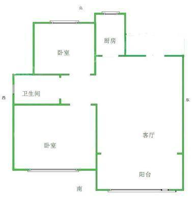 大运河新村（安运佳苑）2室2厅1卫97㎡