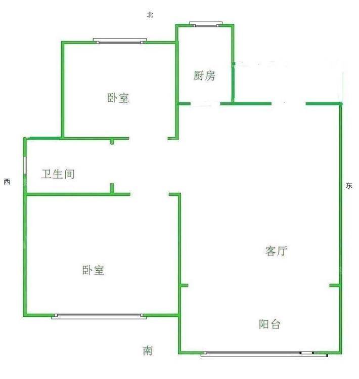 大运河新村（安运佳苑）2室2厅1卫97㎡
