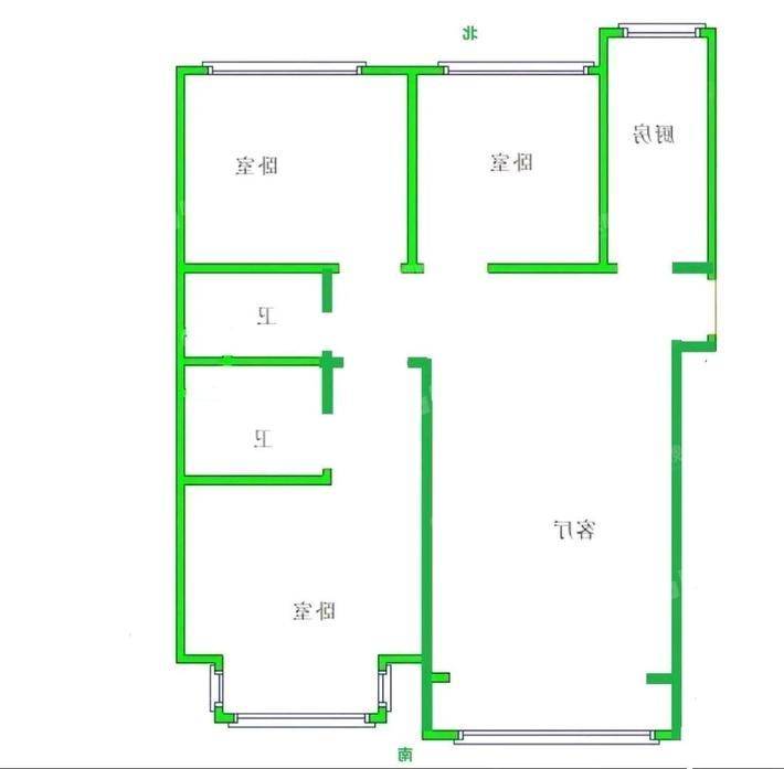 御河新城东区3室2厅2卫118㎡