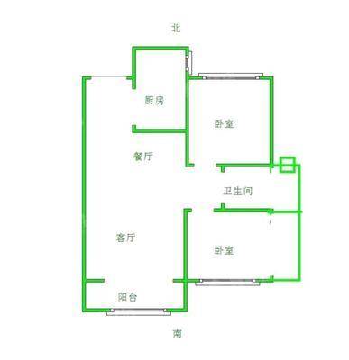 天成观澜二期（东区）2室2厅1卫95㎡
