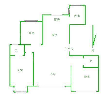天成名著三期3室2厅2卫136㎡