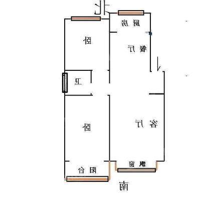 警苑小区2室2厅1卫96㎡