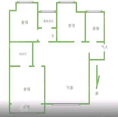 阿尔卡迪亚锦绣天地B区3室2厅2卫97㎡