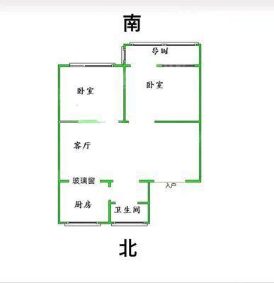 西环住宅小区2室1厅1卫77㎡
