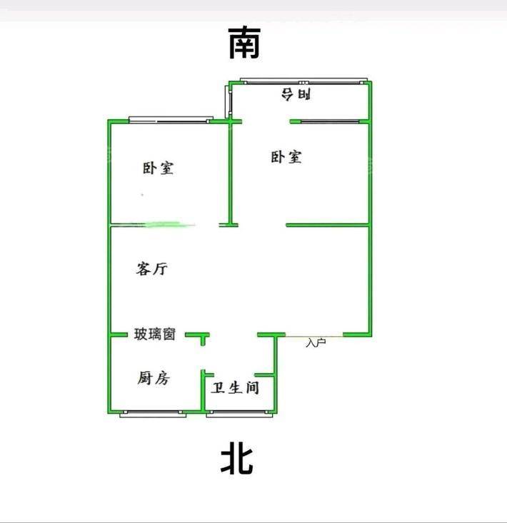 西环住宅小区2室1厅1卫77㎡