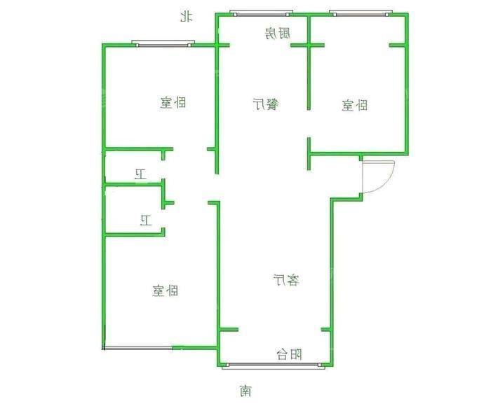 天成郡府西区3室2厅2卫120㎡