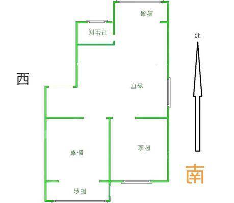 清华竹园2室2厅1卫84㎡