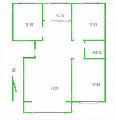 世纪家园3室2厅1卫128㎡