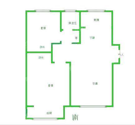 阿尔卡迪亚锦绣天地B区2室1厅1卫81㎡