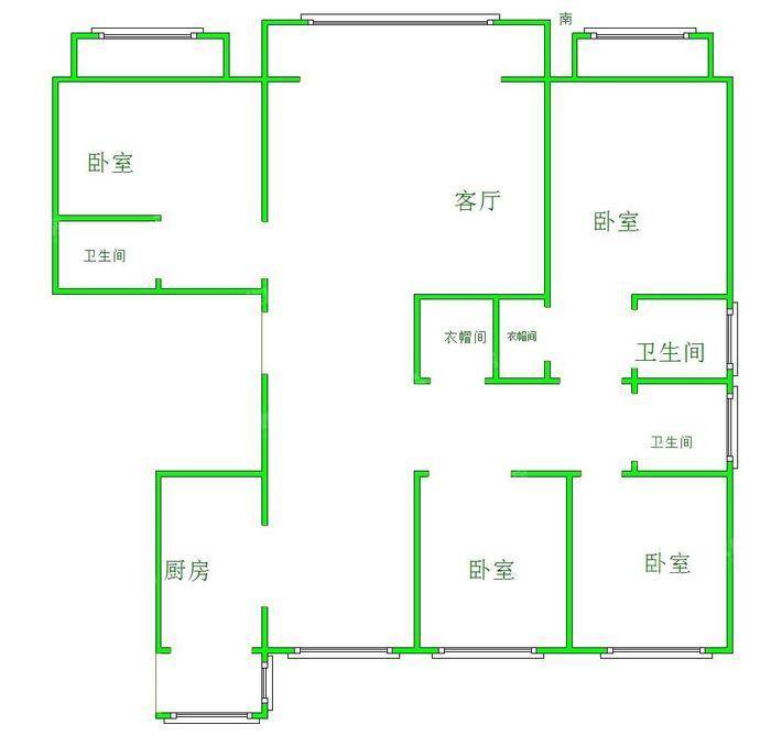 泰享嘉府二期3室2厅2卫189㎡