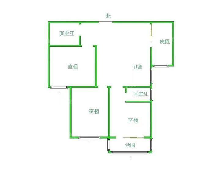 百合世嘉3室2厅2卫116㎡