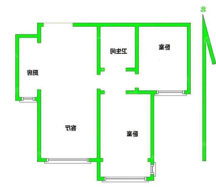 凤凰城（B区）2室2厅1卫89㎡