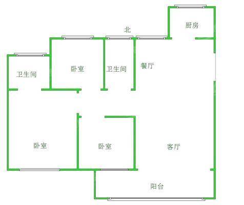 颐和新园3室2厅2卫125㎡