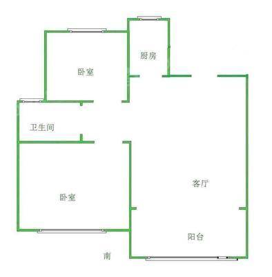 大运河新村（安运佳苑）2室2厅1卫87㎡
