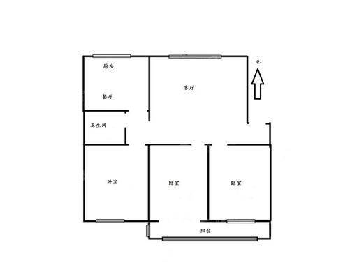欣欣家园3室2厅1卫113㎡