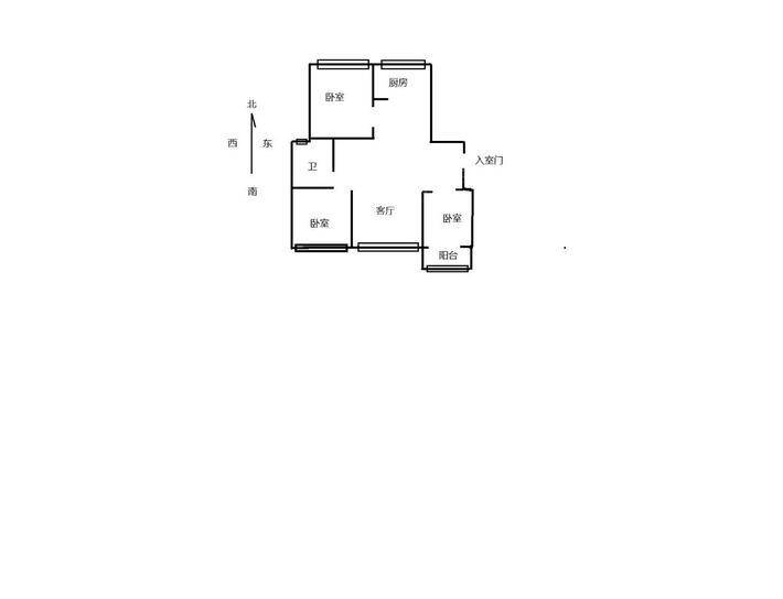 海韵小区中区3室2厅1卫101㎡