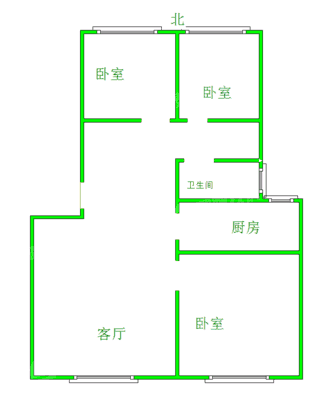 海韵小区南区3室2厅1卫98㎡