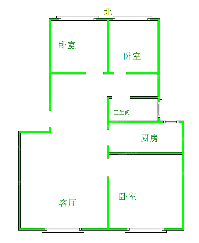 海韵小区南区3室2厅1卫98㎡