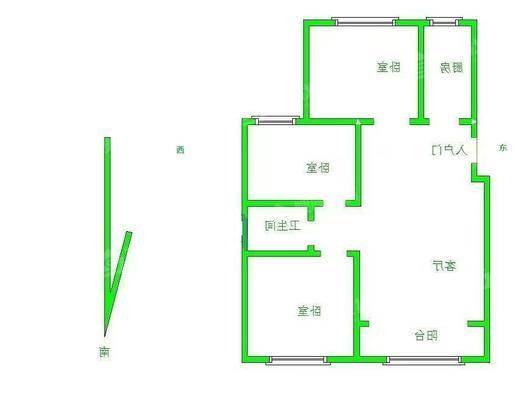 一世界书香华府3室1厅1卫113㎡